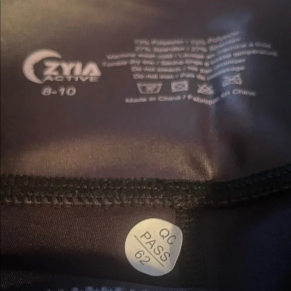 ZYIA Active Black Leggings - Picture 2 of 4